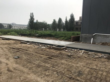 河北滄州任丘200噸電子汽車(chē)衡安裝、調(diào)試完畢！